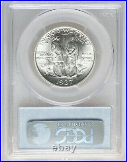 1937 50c Boone Commemorative Half Dollar NGC GEM Quality MS65 CAC BLAST WHITE