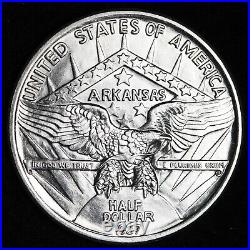 1937 Arkansas Silver Half Dollar GEM BU UNCIRCULATED MS E239 SABH