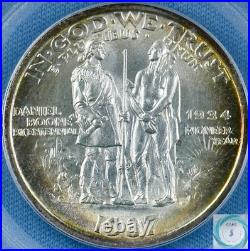 1937 Boone Commemorative 50c PCGS MS65 withCAC Big Time Eye Appeal