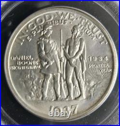 1937 Boone Commemorative Half Dollar 50c Silver PCGS MS64 OGH Old Green Holder