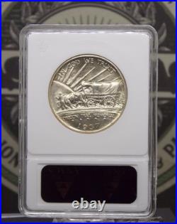 1937 D Commemorative OREGON TRAIL Half Dollar 50c ANACS MS64 #556 BU ECC&C