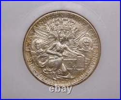 1937 D Commemorative TEXAS Centennial Silver Half Dollar 50c NGC MS65 #007 BU