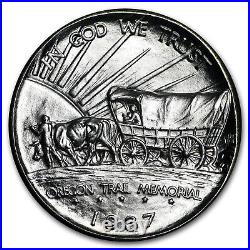 1937-D Oregon Trail Memorial Half Dollar Commem Half BU