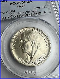 1937 Daniel Boone Commemorative Half Dollar PCGS MS 66