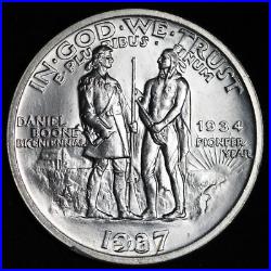 1937 Daniel Boone Silver Half Dollar BU UNCIRCULATED MS E377 VKCEH 1937 Daniel Boone Silver Half Dollar BU UNCIRCULATED MS E377 VKCEH