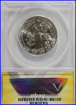 1937 ROANOKE Commemorative Half Dollar 50c ANACS MS63 (433)