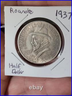 1937 Roanoke Commemorative Half Dollar BU UNC Tough Commem