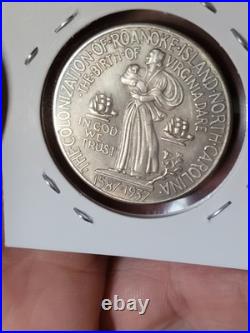 1937 Roanoke Commemorative Half Dollar BU UNC Tough Commem