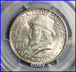 1937 Roanoke Commemorative Silver Half Dollar Pcgs Cac Ms 66 Collector Coin
