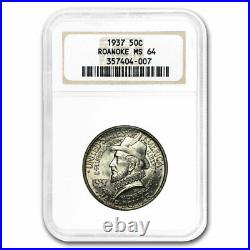 1937 Roanoke Island Half Dollar MS-64 NGC SKU#207752