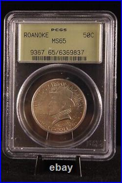 1937 Roanoke Silver Half Dollar PCGS MS65 (082PID)