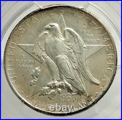 1937 S TEXAS Independence Commemorative Silver Half Dollar Coin PCGS MS i76467