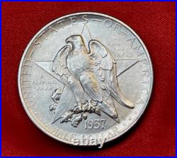 1937 Texas Classic Silver Commemorative Half 50C BU