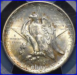 1937 Texas Commemorative Half Dollar Pcgs Ms 66 Great Silvery Luster With A Bit