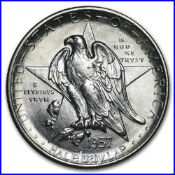1937 Texas Independence Centennial Half BU