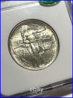 1937-d Oregon Silver Commemorative Half Dollar Ngc Ms65 Cac Blast White