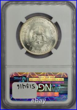 1938 50c New Rochelle Commemorative Half Dollar NGC MS 65+