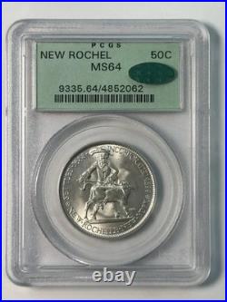 1938 Commemorative New Rochelle PCGS MS-64 CAC LOW CAC POPULATION
