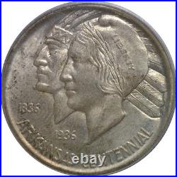 1938-D 50C Arkansas Commemorative Half Dollar PCGS MS-66