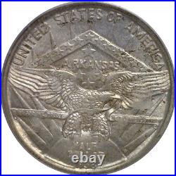 1938-D 50C Arkansas Commemorative Half Dollar PCGS MS-66
