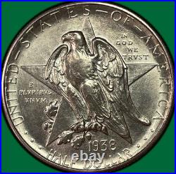 1938-D Texas Centennial Commemorative Brilliant Uncirculated BU Coin #39379
