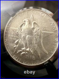 1938 D Texas Commemorative Half Dollar NGC MS66 VAULTBOX 8711911-049