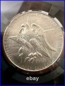 1938 D Texas Commemorative Half Dollar NGC MS66 VAULTBOX 8711911-049