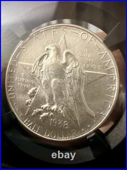 1938 D Texas Commemorative Half Dollar NGC MS66 VAULTBOX 8711911-049