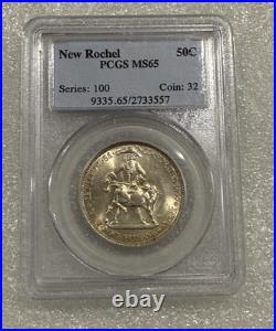 1938 New Rochelle Commemorative Half Dollar PCGS MS65