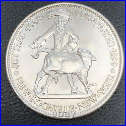 1938 New Rochelle Half Dollar Commemorative 50c High Grade BU #34042
