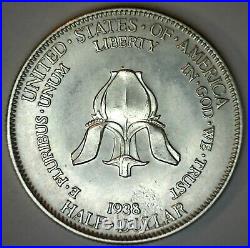 1938 New Rochelle Silver Half Dollar Early Commemorative 50c Coin