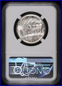 1938 Oregon Trail Commemorative Silver Half Dollar Coin Ngc Ms66
