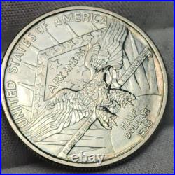 1938 P Arkansas Commemorative Half Dollar, Low Mintage Of 3,155, Unc BU, CHARK2