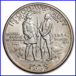 1938-S Boone Commemorative Half Dollar BU