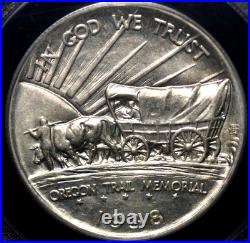1938-S Oregon Trail Silver Half Dollar Commemorative 50C