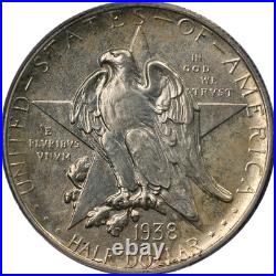 1938-S Texas Commemorative Half Dollar 50C