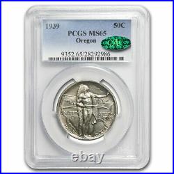 1939 Oregon Half Dollar Commem MS-65 PCGS CAC SKU#218943
