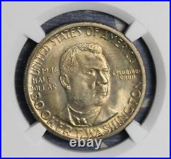 1946 Booker T Washington Silver Commemorative Half Dollar Coin Ngc Ms66