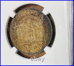 1946 IOWA Silver Commemorative Half Dollar 50C NGC MS64 Deep Toning