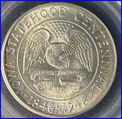 1946 Iowa COMMEM 1/2 Dollar PCGS MS 66 Great Addition For Any Collection