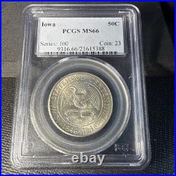 1946 Iowa COMMEM 1/2 Dollar PCGS MS 66 Great Addition For Any Collection