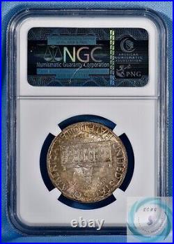 1946 Iowa Commemorative 50c NGC MS66 Beautifully Toned Premium Gem Coin