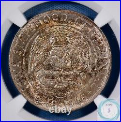 1946 Iowa Commemorative 50c NGC MS66 Beautifully Toned Premium Gem Coin