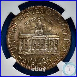 1946 Iowa Commemorative 50c NGC MS66 Beautifully Toned Premium Gem Coin