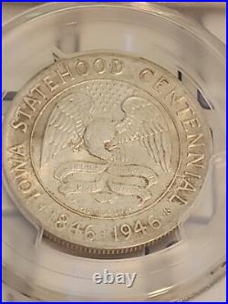 1946 Iowa Commemorative Half Dollar 50c PCGS MS66 CAC-SEE STORE WW2 MEDALS 1946 Iowa Commemorative Half Dollar 50c PCGS MS66 CAC-SEE STORE WW2 MEDALS