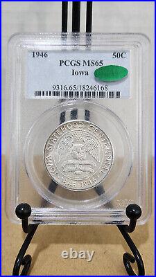 1946 Iowa Commemorative Half Dollar PCGS MS65 CAC #18246168