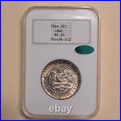 1946 Iowa MS65 CAC Silver Half Dollar NGC Old Holder OH 4.0 fatty