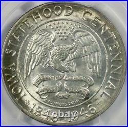 1946 Iowa Silver Commemorative Half Dollar PCGS MS-67- Mint State 67