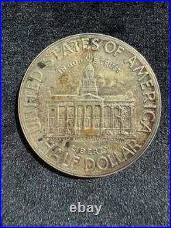 1946 Iowa Silver Commemorative Half Dollar Uncleaned Toner