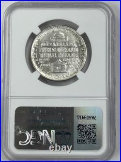 1949 P Booker T Washington Silver Half Dollar NGC MS65 Toned Only 6,004 Minted